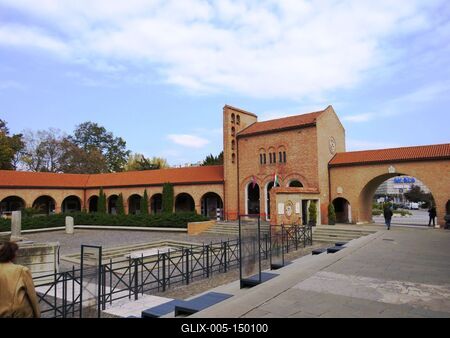 A székesfehérvári királyi koronázó templom romjai-stock-foto