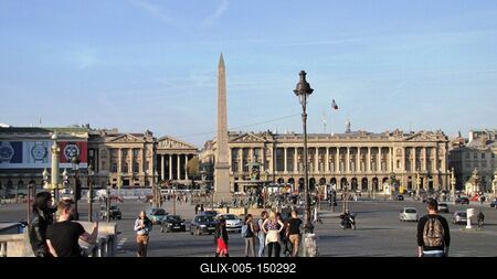 A párizsi Concorde tér-stock-foto