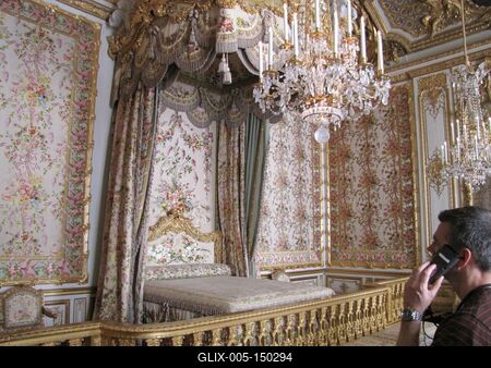 A versaillesi kastély királynõ szobája-stock-foto