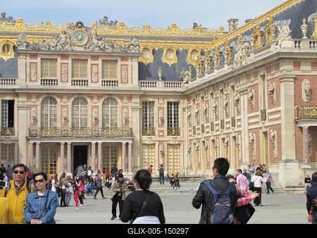 A versaillesi kastély-stock-foto