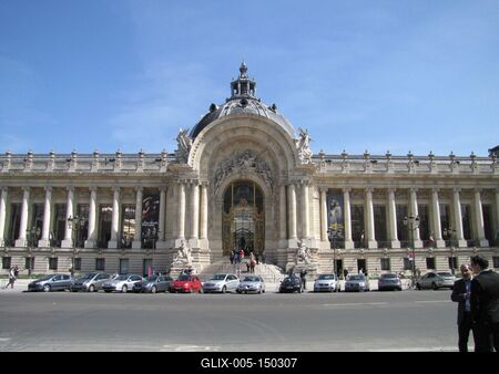A párizsi nemzeti galéria-stock-foto