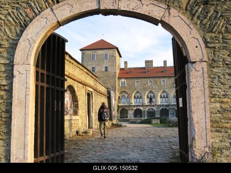 Tatai vár-stock-foto