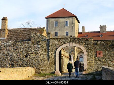 Tatai vár-stock-foto