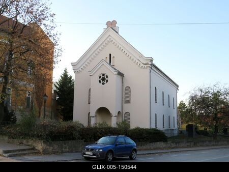 Tatai zsinagóga-stock-foto