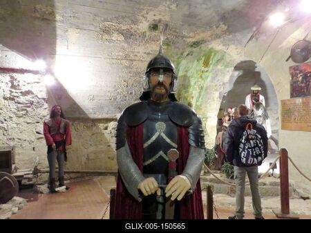 Dobó István alakja a panoptikumban-stock-foto