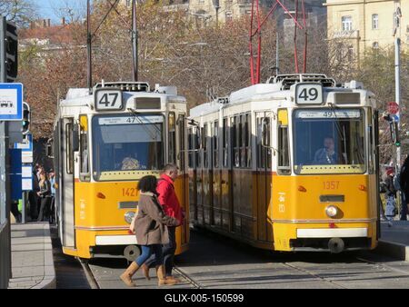 Villamosok-stock-foto