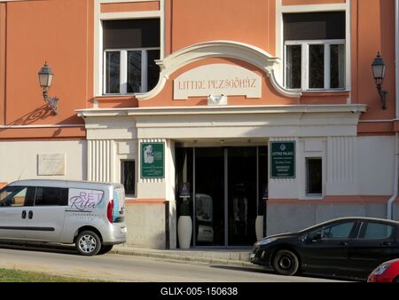 A Littke Pezsgõház Pécsett-stock-foto