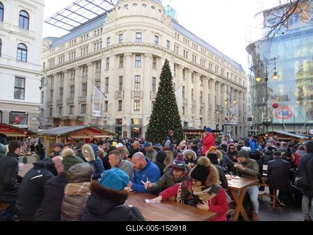 Karácsonyi turizmus Budapesten-stock-foto