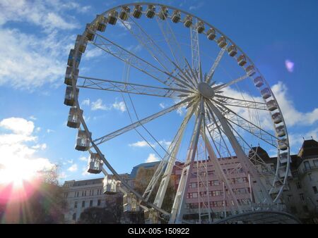 Budapest Eye-stock-foto