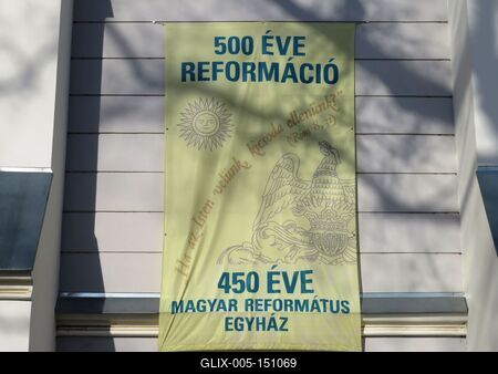 Reformáció - Hajdúböszörmény-stock-foto