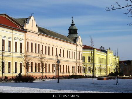 Hajdúböszörményi iskolák-stock-foto
