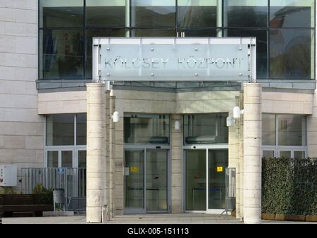 Debrecen - Kölcsey Központ-stock-foto