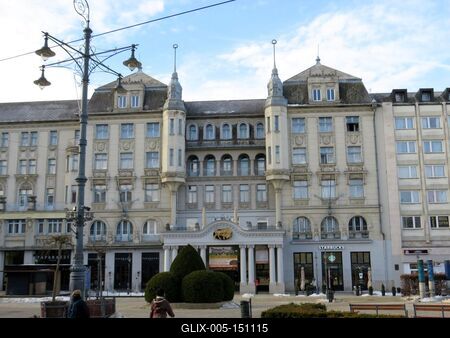 Bika szálloda - Debrecen-stock-foto