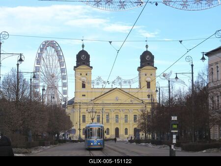 Debreceni nagytemplom-stock-foto