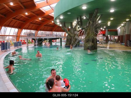 Hajdúszoboszló - Aqua Palace élményfürdõ-stock-foto