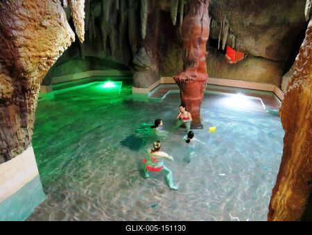 Hajdúszoboszló - Aqua Palace élményfürdõ-stock-foto