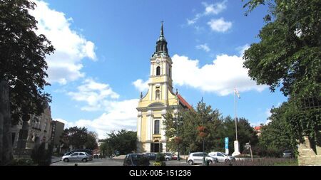 Szekszárd - Fõtér-stock-foto