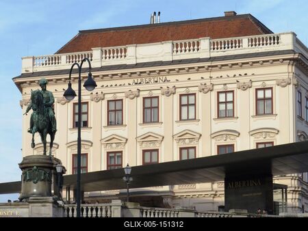 Albertina - Bécs-stock-foto