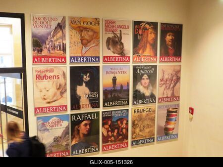 Albertina - Exhibitions-stock-foto