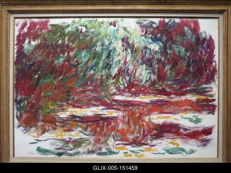 Claude Monet: Pondi vízililiom-stock-foto