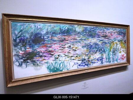 Claude Monet: Vízililiomok-stock-foto