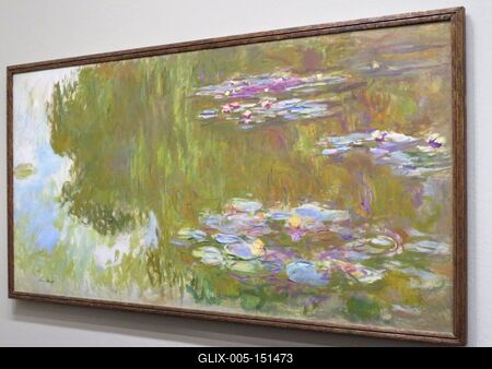 Claude Monet: Pondi vízililiom-stock-foto