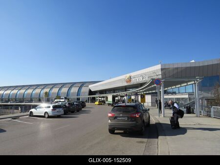 Liszt Ferenc nemzetközi repülõtér-stock-foto