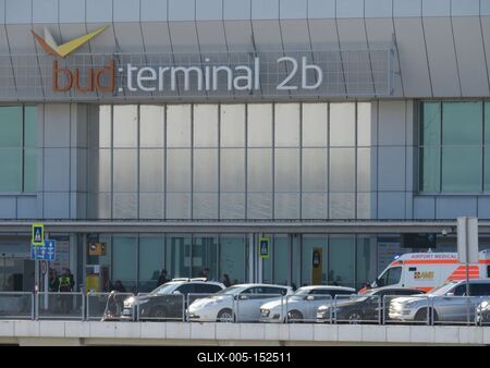 Liszt Ferenc nemzetköi repülõtér-stock-foto