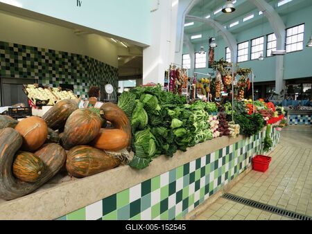 Lisszaboni piac-stock-foto