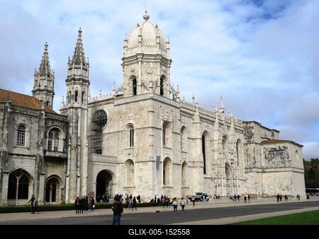 Lisszaboni Jeromos kolostor-stock-foto