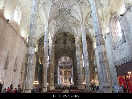 Jeromosok temploma - Lisszabon-stock-foto