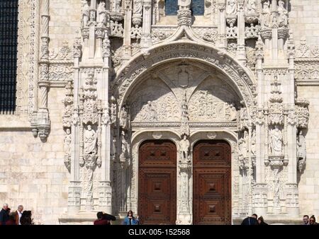 A lisszaboni Jeromos kolostor-stock-foto