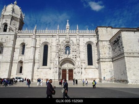 A lisszaboni Jeromos kolostor-stock-foto