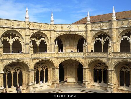 Lisszaboni Jeromos kolostor-stock-foto