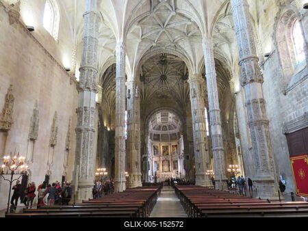 Jeromosok temploma - Lisszabon-stock-foto