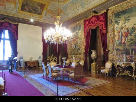 Portugál királyi palota - Ajuda-stock-foto