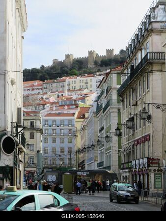 Lisszaboni városkép-stock-foto