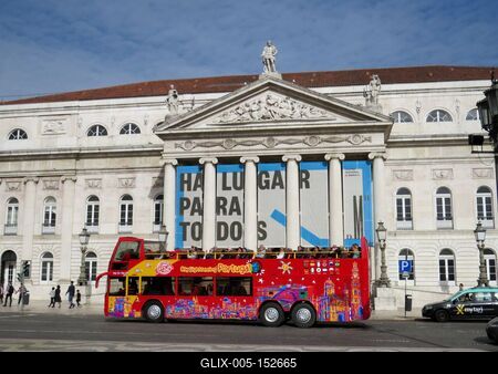 Nemzeti színház - Lisszabon-stock-foto