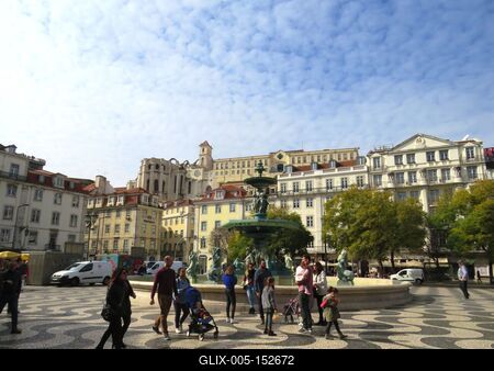 Lisszaboni városkép-stock-foto