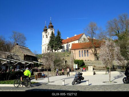 Tihany tavasszal-stock-foto