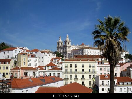 Lisszabon óváros-stock-foto