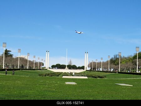 Lisszaboni park-stock-foto