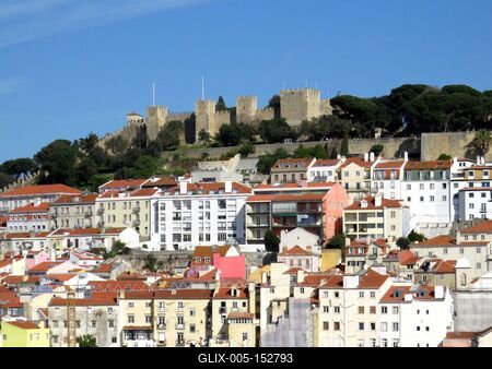A Szent György vár-stock-foto