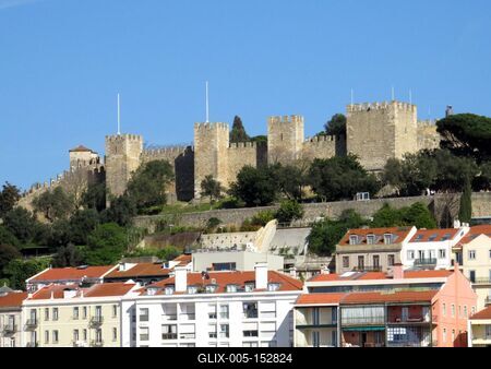 A Szent György vár-stock-foto