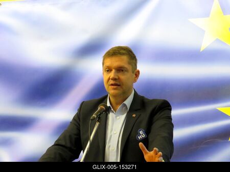 Tóth Bertalan, a Magyar Szocialista Párt elnöke-stock-foto