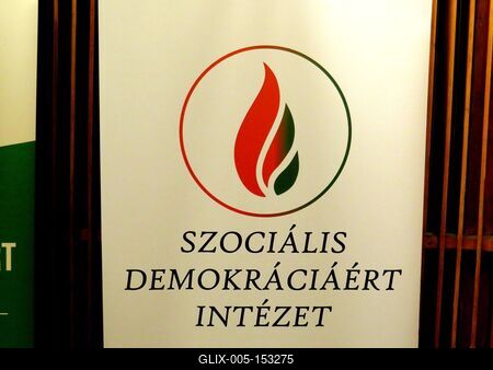Embléma - Szociális Demokráciáért Intézet-stock-foto