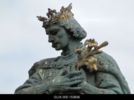 Szent Imre herceg szobra - Budapest-stock-foto