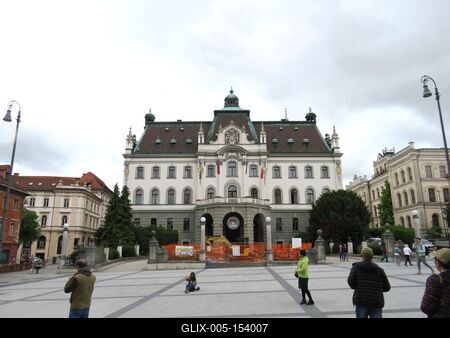 Ljubljanai egyetem-stock-foto