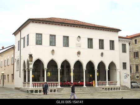 Koper - Loggia-stock-foto