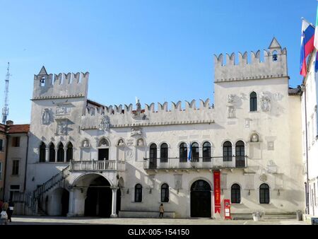 Koper - Városháza-stock-foto